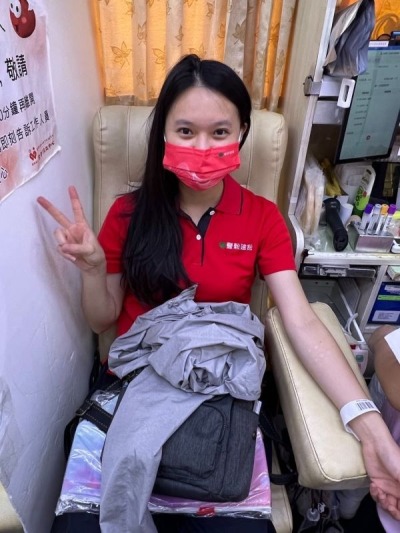 捐血應援，愛心持續奔騰~