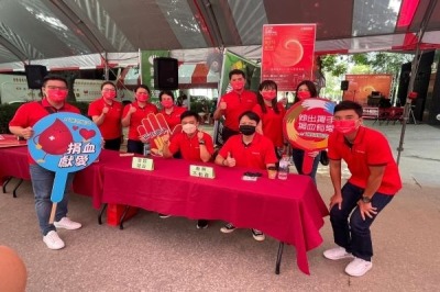 捐血應援，愛心持續奔騰~